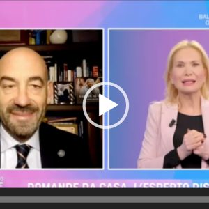 INTERVISTA PROF.SSA PAOLA ROGLIANI “BUONGIORNO BENESSERE”